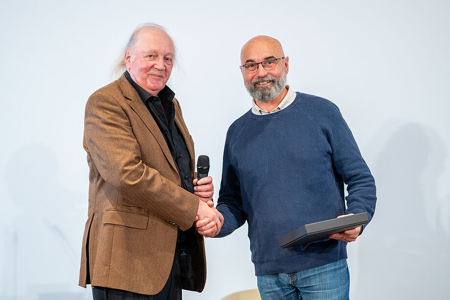Jürgen Dollase und Eric Menchon bei der Präsentation der Geschmacksdokumentation, Foto: Crispin-Iven Mokry