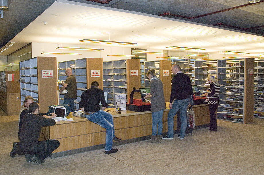 Selbstbedienungsbereich der Zentralbibliothek
