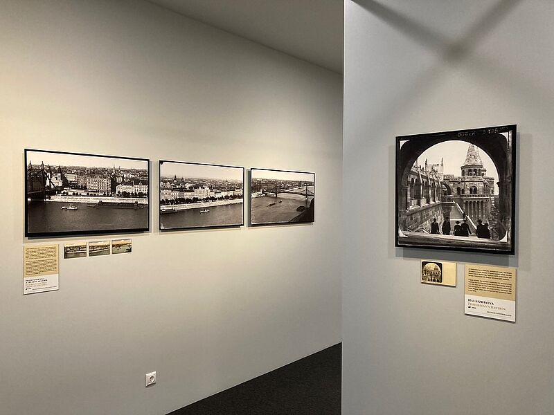 Aufnahmen des historischen Budapest aus der Deutschen Fotothek in der Nationalgalerie Budapest