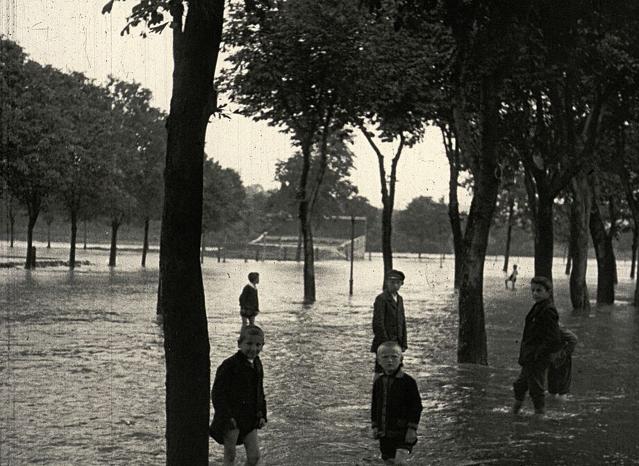Hochwasser in Roßwein i. S. am 17. Juni 1926 © SLUB / Willy Hanisch