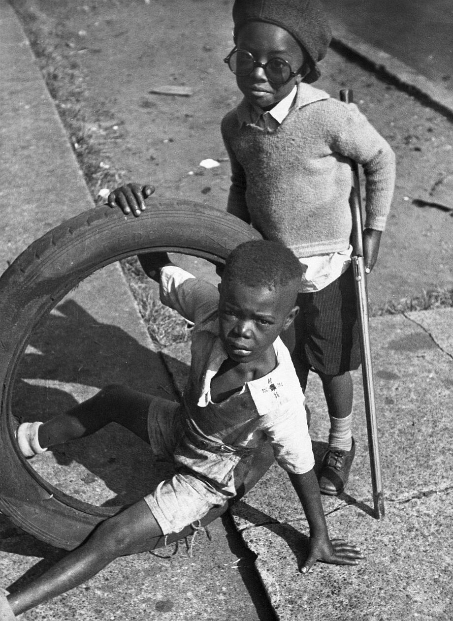 Fritz Block: New York, Zwei Jungen in Harlem, 1931 © Deutsche Fotothek / Fritz Block 