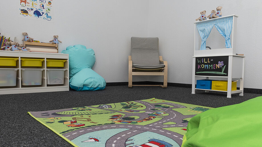 Relaxed learning with children in our parent-child room