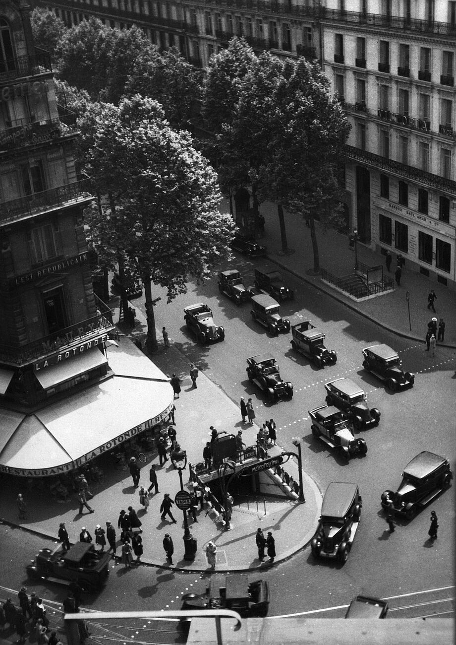 Fritz Block: Paris, Blick vom Kaufhaus Galeries Lafayette auf den Boulevard Haussmann, 1930 © Deutsche Fotothek / Fritz Block 
